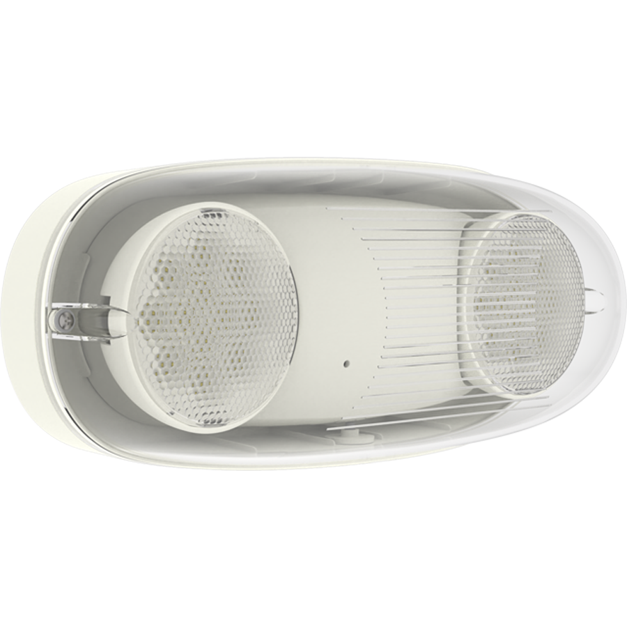 RAB Lighting Outdoor Emergency Light, White Housing, EMOUT