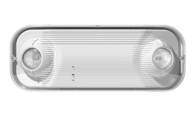 RAB Lighting High Lumen Outdoor LED Cold Weather Emergency Light, CA Title 20 Compliant, MR16 Lamps, 120/277V, EMOUT-HCECCM