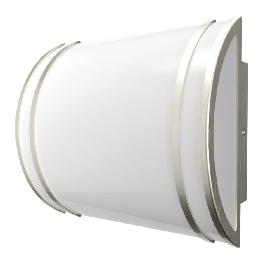 RAB Lighting ENCHANT Wall Sconce, 10 In., 20W, CCT Selectable, 120V, TRIAC/ELV, Brushed Nickel, ENCT-BN