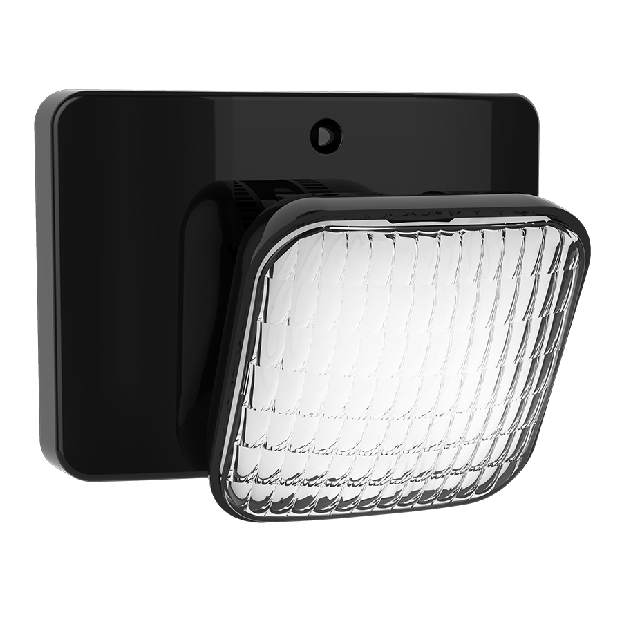 RAB Lighting Emergency Indoor Remote LED Single Head, High Lumen, Black, EREMOTE-1HB