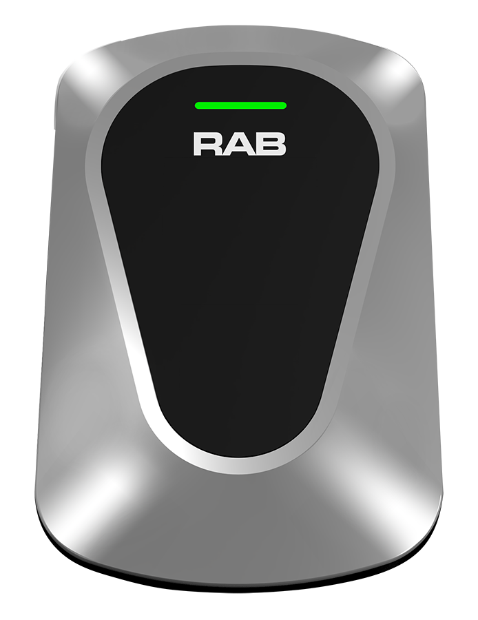 RAB Level 2 Plug-and-Play Electric Vehicle Charger, 32A Max Output, 23ft Cable, 200-240V, EVC32