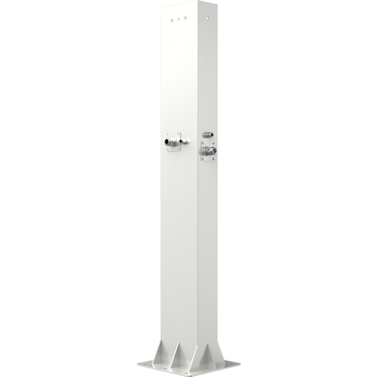 RAB Lighting EV Charger Pedestal, Single- or Double-Sided, Galvanized Iron, EVP