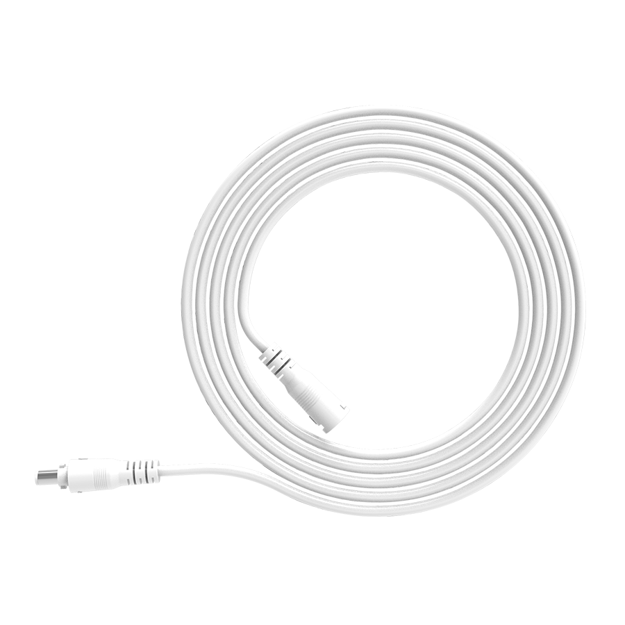 RAB Lighting Extension Cable for Downlight, 20 ft., White, EXTCBL-CCT-20