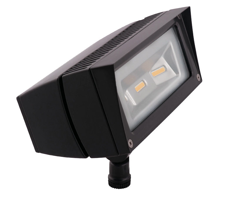 RAB Lighting FFLED, 18W, 5000K, Solar DC, Bronze, FFLED18DC