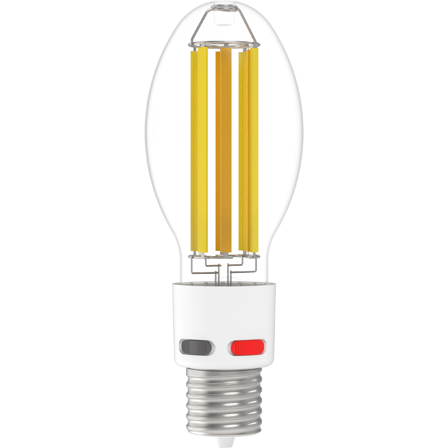 RAB Lighting Filament HID, 25/20.5/17W, CCT Selectable, CRI80, EX39, Dimmable, FHID-25S-EX39-CCT Selectable