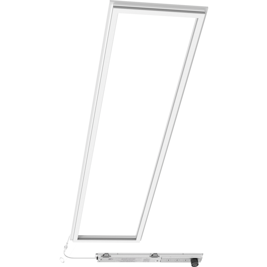 RAB Lighting Frame Light 1X4, 40/35/30/25/20W, CCT Selectable, LightCloud Blue, White, FR1X4/LCB