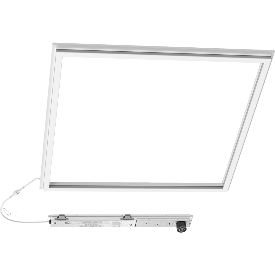 RAB Lighting Frame Light 2X2, 40/35/30/25/20W, CCT Selectable, White, FR2X2/LCB