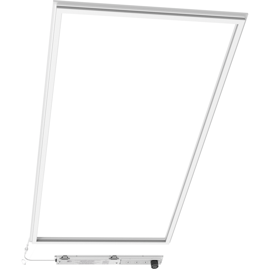 RAB Lighting Frame Light 2X4, 50/45/40/35/30W, CCT Selectable, White, FR2X4/LCB
