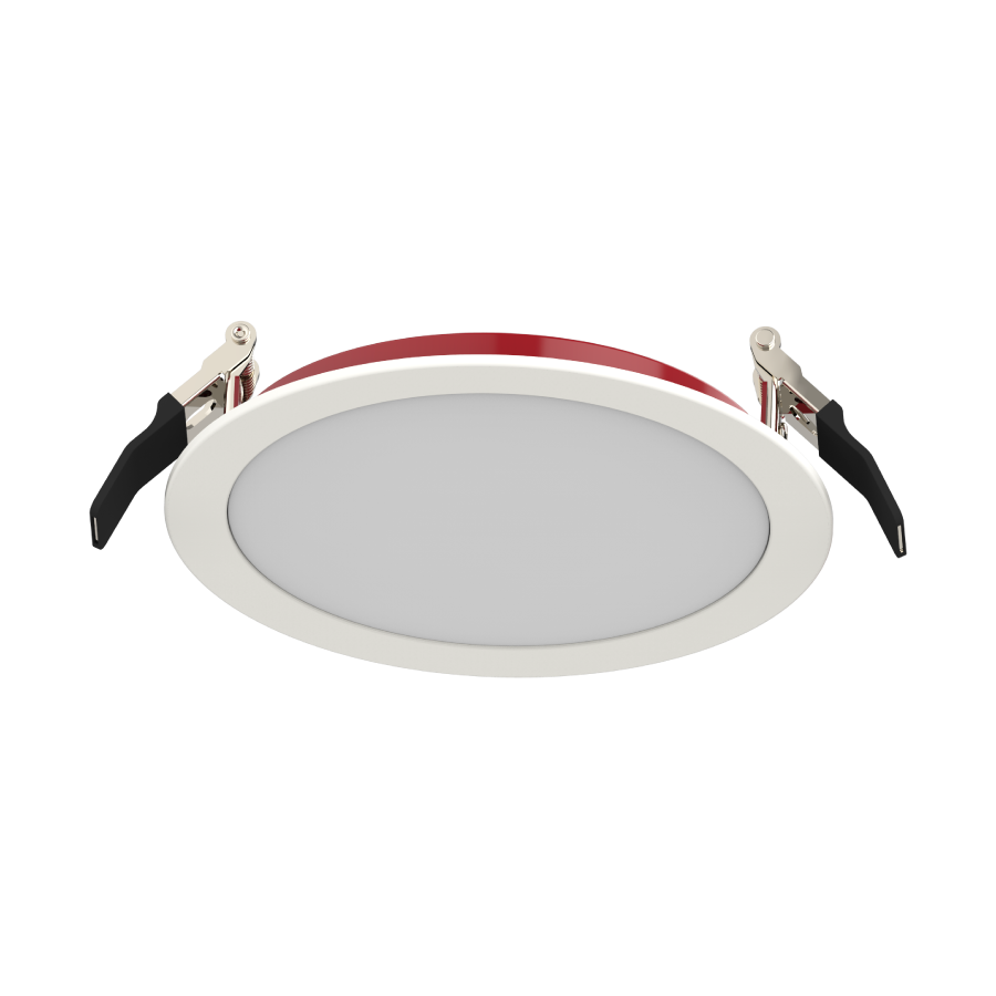 RAB Lighting 6" Fire Rated LED Wafer Downlight, Smooth Trim, CCT Selectable, 1,330 Lumens, 120V, FWAFER6