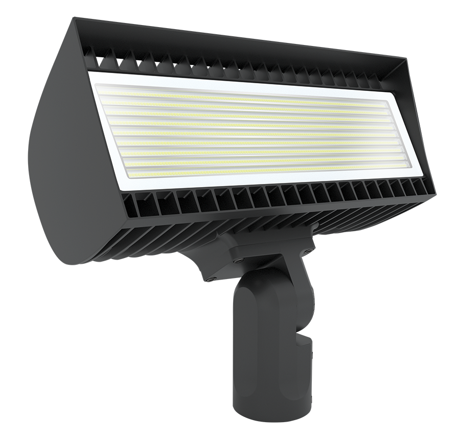 RAB Lighting FXLED LED Flood Light, Slipfitter Mount, CCT Selectable, 61,887 thru 72,677 Lumens, 120-277V, Bronze, FXLEDLSF