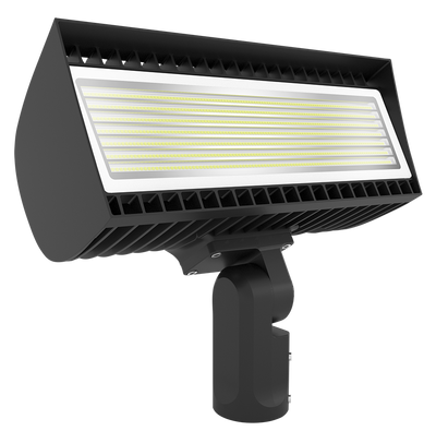 RAB Lighting FXLED LED Flood Light, Slipfitter Mount, CCT Selectable, 30,156 thru 45,135 Lumens, 120-277V, Bronze, FXLEDMSF