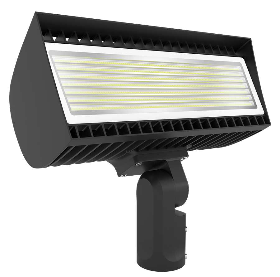 RAB Lighting FXLED LED Flood Light, Slipfitter Mount, CCT Selectable, 30,156 thru 45,135 Lumens, 120-277V, Bronze, FXLEDMSF