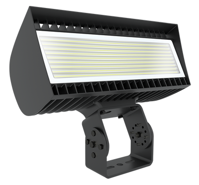 RAB Lighting FXLED LED Flood Light, Trunnion Mount, 7-Pin Receptacle, CCT Selectable, 61,887 thru 72,677 Lumens, 120-277V, Bronze, FXLEDLT/7PR