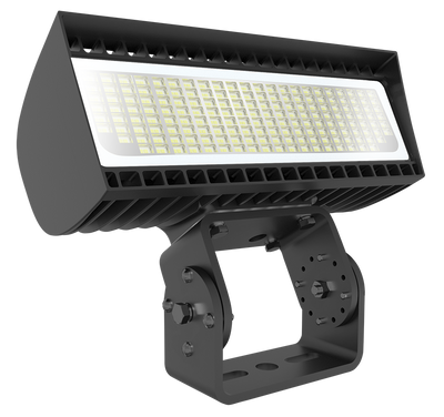 RAB Lighting FXLED LED Flood Light, Trunnion Mount, CCT Selectable, 5,797 thru 11,887 Lumens, 120-277V, Bronze, FXLEDXST