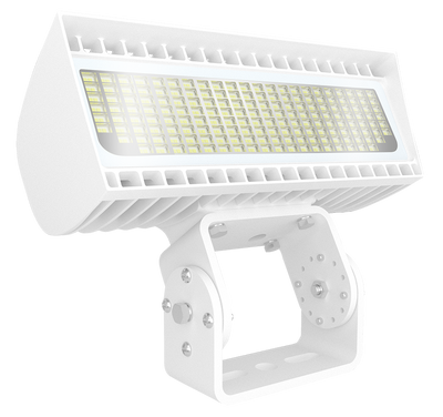 RAB Lighting FXLED LED Flood Light, Trunnion Mount, CCT Selectable, 5,797 thru 11,887 Lumens, 120-277V, White, FXLEDXSTW