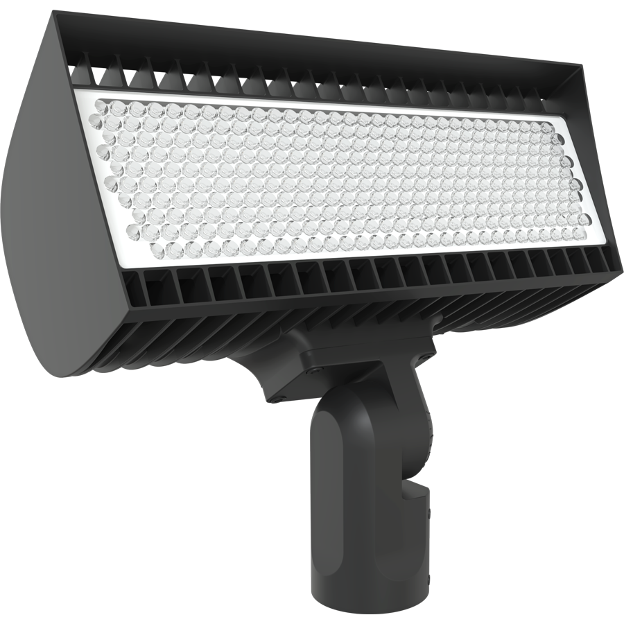 RAB Lighting FXLEDLB Flood Light, 534/445W, CCT Selectable, 5H x 5V, 480V, Slipfitter, Bronze, FXLEDLB55SF/480