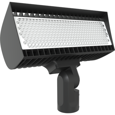 RAB Lighting FXLEDLB Flood Light, 534/445W, CCT Selectable, 5H x 5V, Slipfitter, 7-Pin Receptacle, Bronze, FXLEDLB55SF/7PR