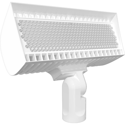 RAB Lighting FXLEDLB Flood Light, 534/445W, CCT Selectable, 5H x 5V, 480V, Slipfitter, White, FXLEDLB55SFW/480
