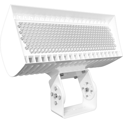 RAB Lighting FXLEDLB Flood Light, 534/445W, CCT Selectable, 120-277V, Trunnion, 7-Pin Receptacle, White, FXLEDLB55TW/7PR