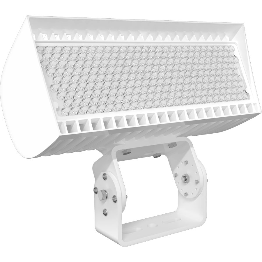 RAB Lighting FXLEDMB Flood Light, 346/213W, CCT Selectable, Trunnion, White, FXLEDMB33TW