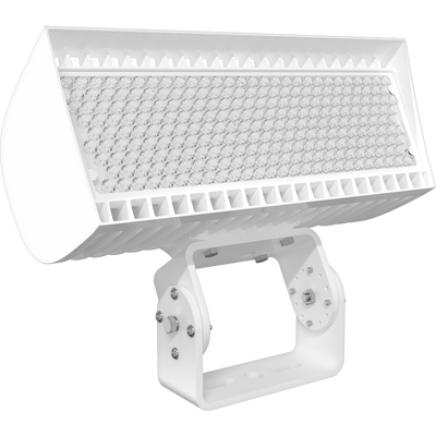 RAB Lighting FXLEDMB Flood Light, 346/213W, CCT Selectable, 7-Pin Receptacle, Trunnion, White, FXLEDMB33TW/7PR