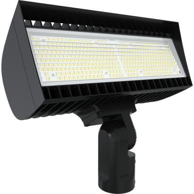RAB Lighting FXLED L Flood Light, 340W, 4000/5000K, RGB, Slipfitter, Bronze, FXLEDLSF/RGB