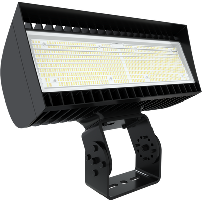 RAB Lighting FXLED L RGB Flood Light, 340W, CCT Selectable, Trunnion, Bronze, FXLEDLT/RGB