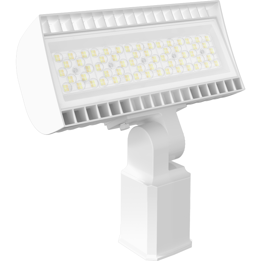 RAB Lighting FXLED XS Field Adjustable, 80/60/40W, CCT Selectable, 480V, Slipfitter, White, FXLEDXSSFW/480
