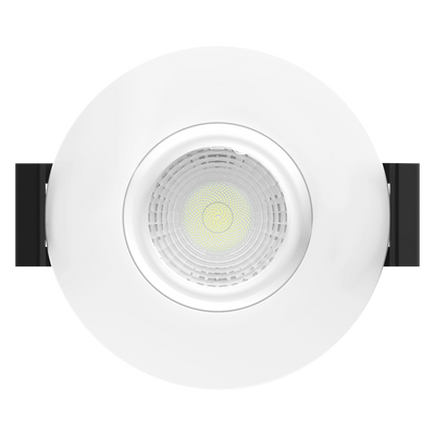 RAB Lighting 2" 6 Watt Gimbal LED Downlight, 20º Beam Angle, CCT Selectable, 120V, G2NB