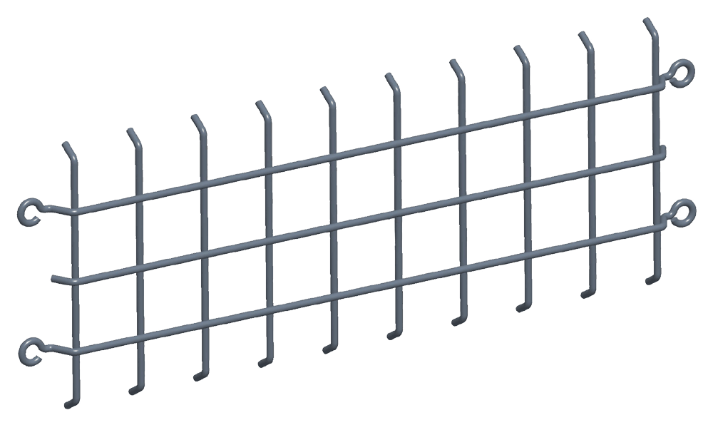 RAB Lighting Guard Wire, Flood FF LED, Bronze, GDFFLED18W