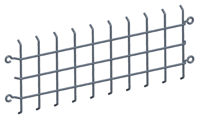 RAB Lighting Guard Wire, Flood FF LED, Bronze, GDFFLED18W