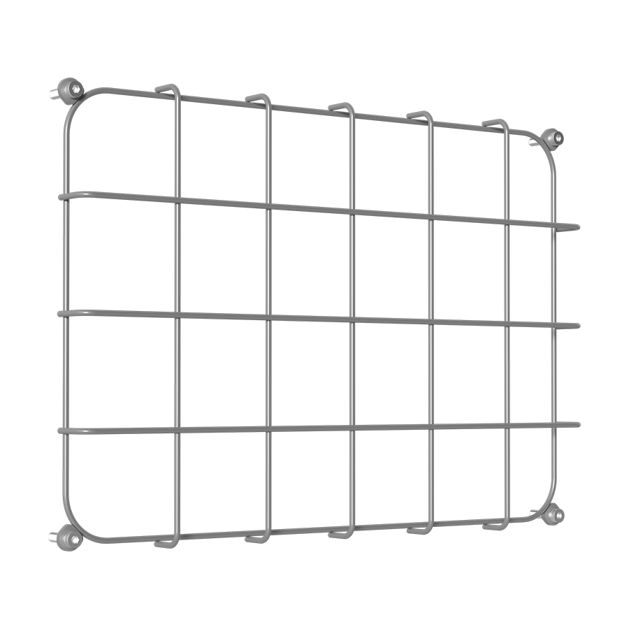 RAB Lighting HAZFX Wire Guard Large, LED, Gray, GDHAZFXL