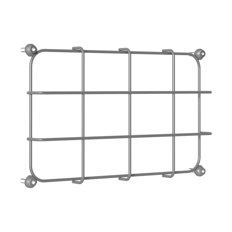 RAB Lighting HAZFX Wire Guard Small, LED, Gray, GDHAZFXS
