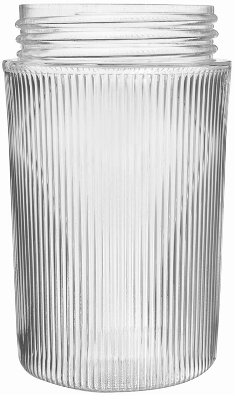 RAB Lighting Permaglobe 100 Series, Prismatic Flat Bottom, Clear, GL100PG