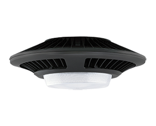 RAB Lighting GLED Garage Light, 52W, 5000K, Bi-Level, Bronze, GLED52BB/BL