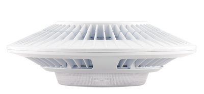 RAB Lighting 78 Watt LED Garage Light, 0-10V Dimming, Ceiling Mount, 4000K, 8,882 Lumens, 120-277V, White, GLED78NW-D10
