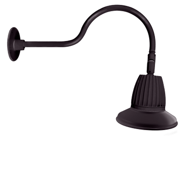RAB Lighting 13W LED Gooseneck Barn Light, 4000K, GN1LED13NST11A