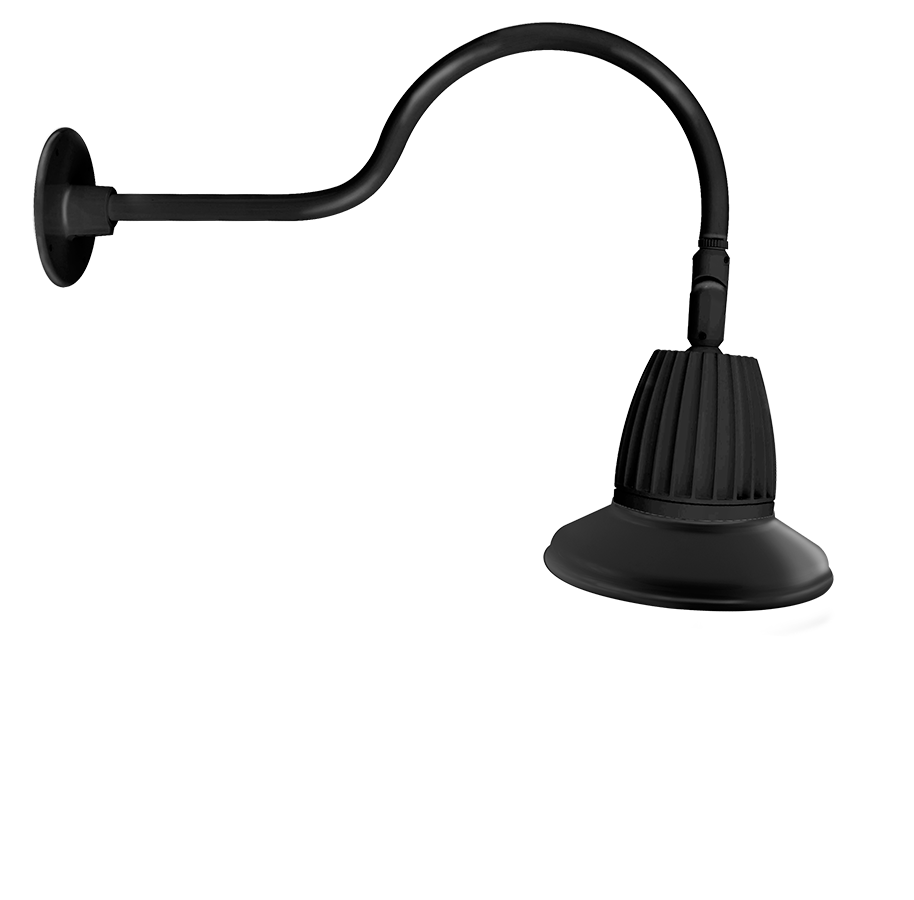 RAB Lighting 26W LED Gooseneck Barn Light, 4000K, GN1LED26NST11B