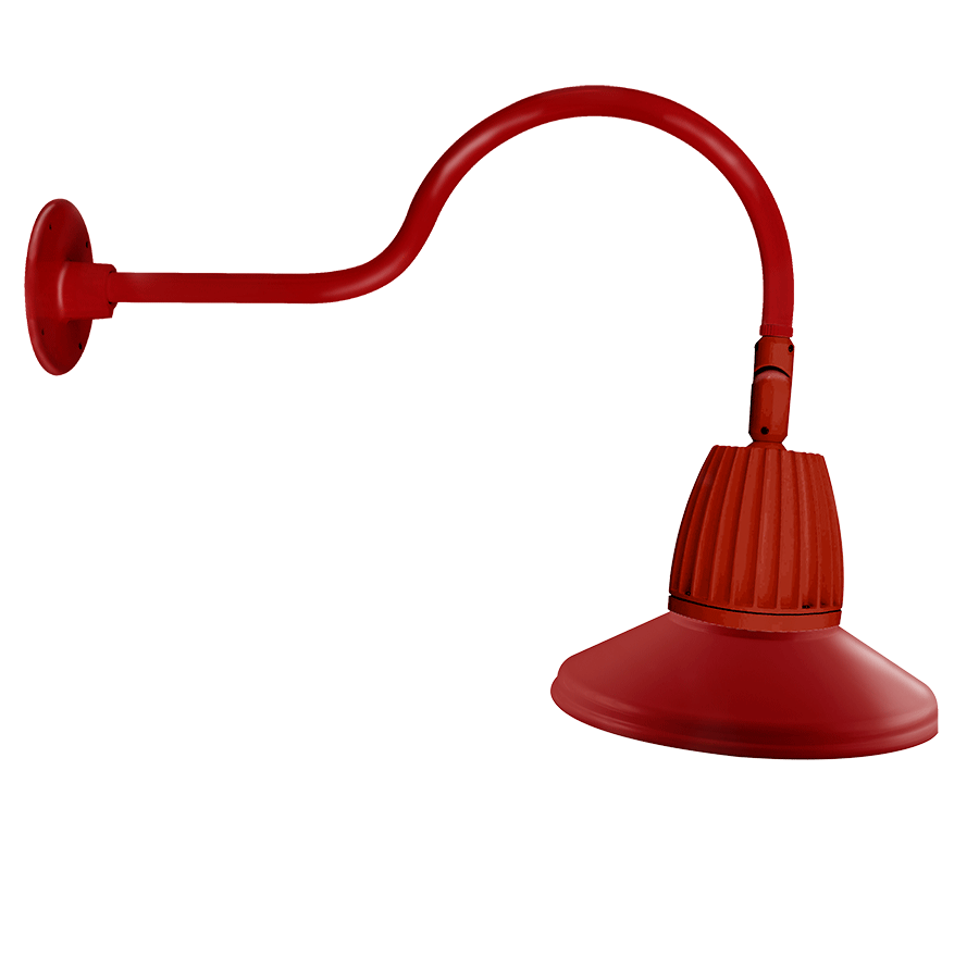 RAB Lighting 26W LED Gooseneck Barn Light, 4000K, GN1LED26NSTR