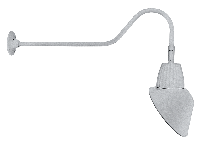 RAB Lighting 13W LED Gooseneck Barn Light, 4000K, GN2LED13NAC11S