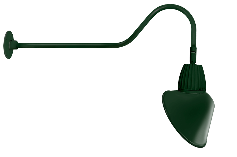 RAB Lighting 26W LED Gooseneck Barn Light, 3000K, GN2LED26YACG