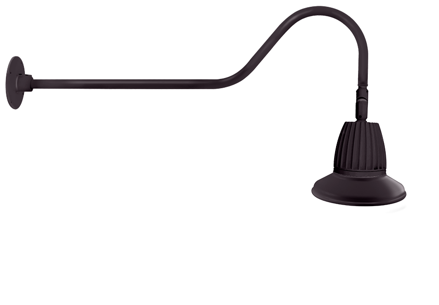 RAB Lighting 26W LED Gooseneck Barn Light, 4000K, GN2LED26NST11A