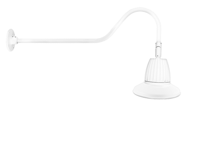 RAB Lighting 13W LED Gooseneck Barn Light, 4000K, GN2LED13NST11W