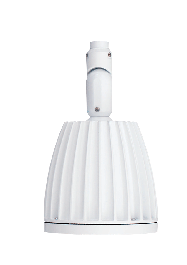RAB Lighting 13W LED Gooseneck Barn Light, 4000K, White, GNLED13NRW