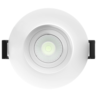 RAB Lighting 2" 6 Watt Regressed Gimbal LED Downlight, CCT Selectable, 120V, GR2