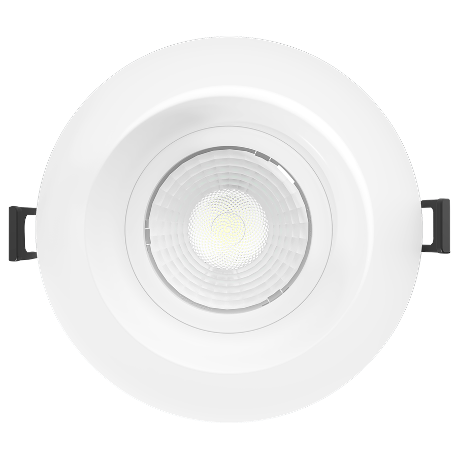 RAB Lighting 4" 15 Watt Regressed Gimbal LED Downlight, CCT Selectable, 120V, GR4