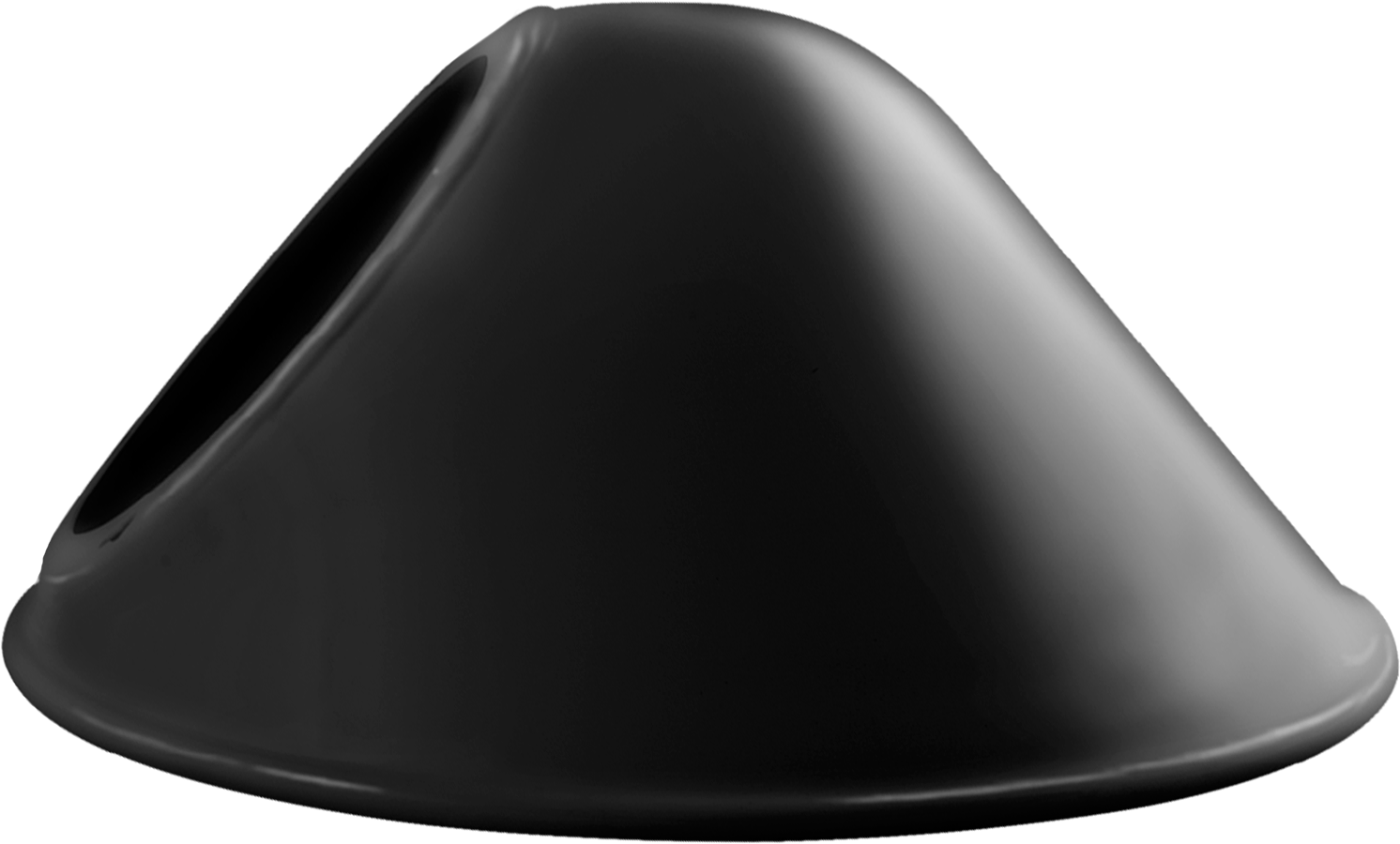 RAB Lighting Angled Cone Shade, 11 In., Black, GSAC11B