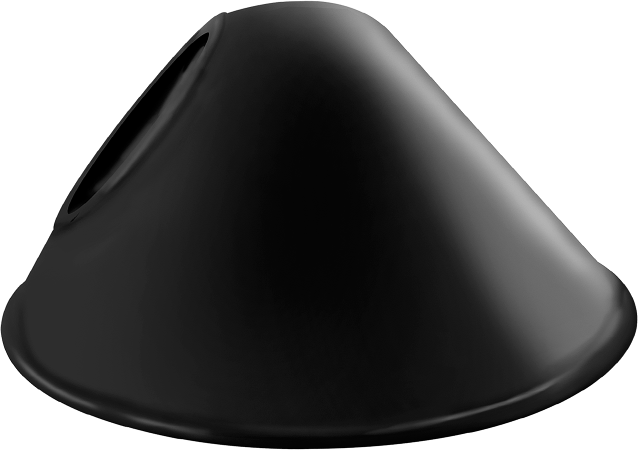 RAB Lighting Angled Cone Shade, Black, GSACB