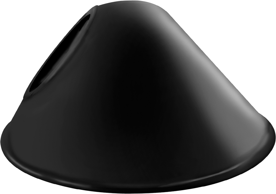 RAB Lighting Angled Cone Shade, Black, GSACB