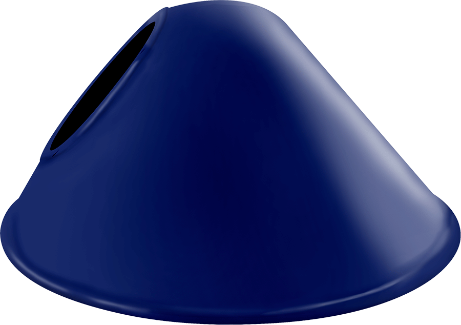 RAB Lighting Angled Cone Shade, Royal Blue, GSACBL